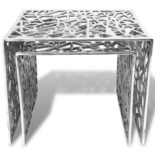 VidaXL Table d'appoint aluminium  