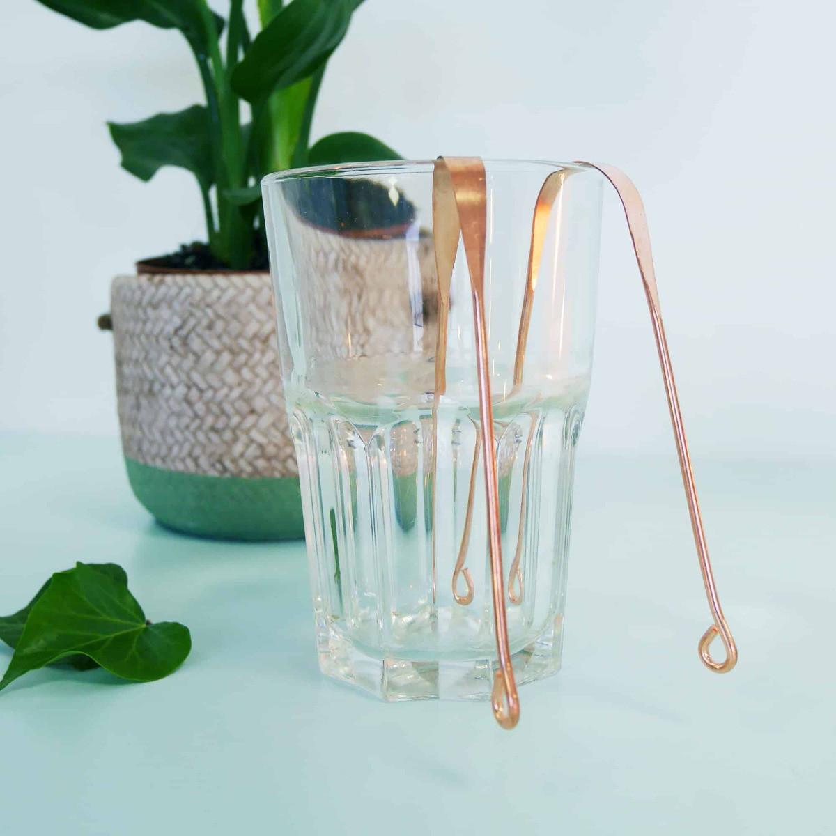 Orinko  Zungenschaber Kupfer inkl. Baumwollbeutel 