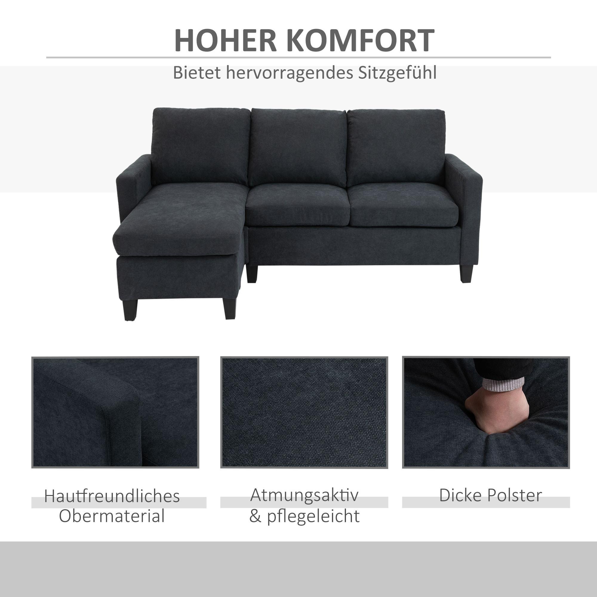 HOMCOM Ecksofa  