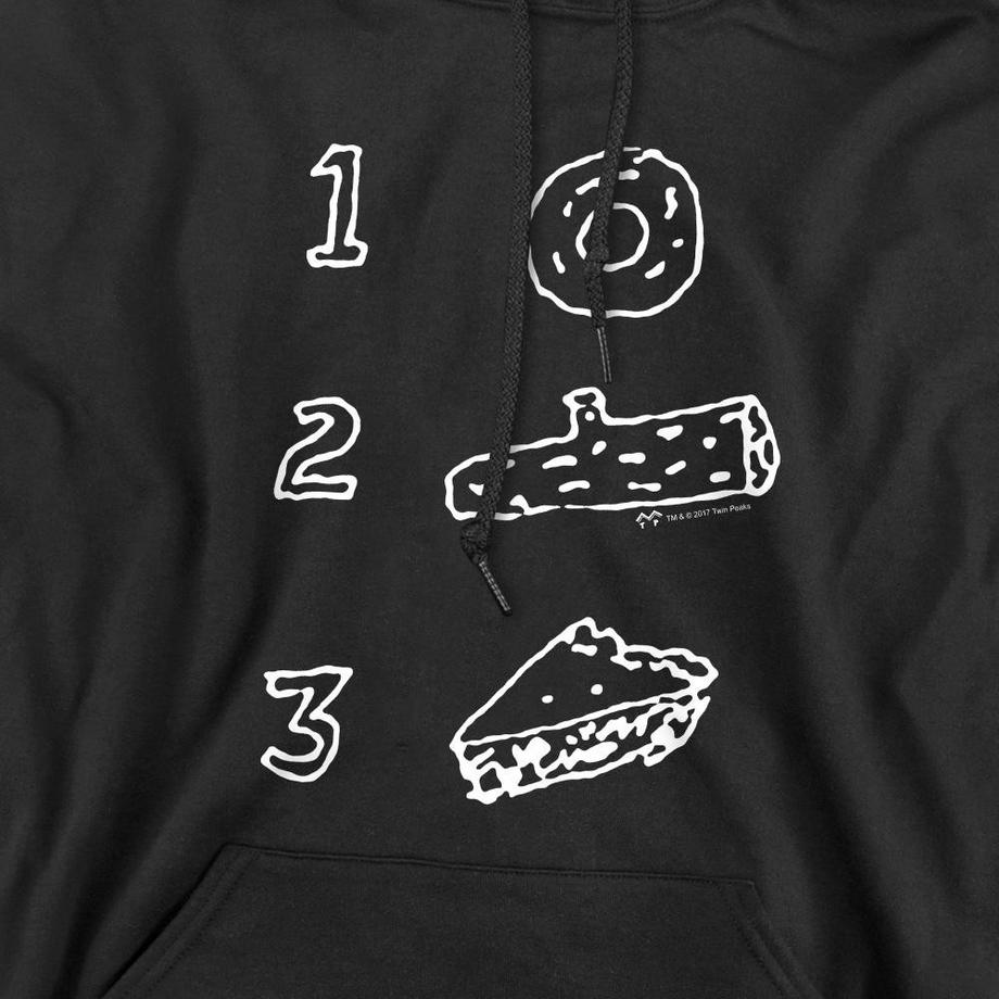 Twin Peaks  Pie Log Donut Kapuzenpullover 