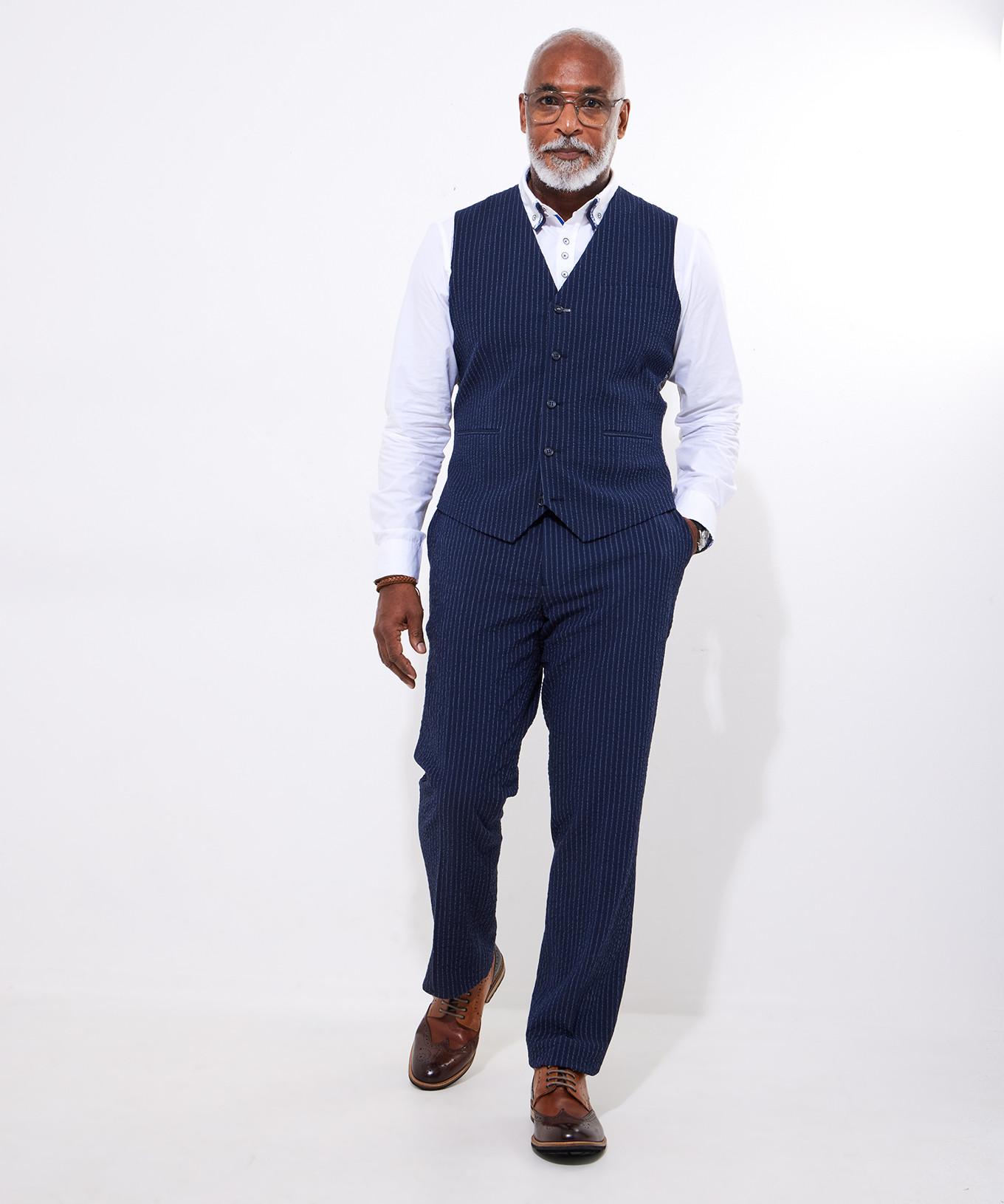 Joe Browns Gilet Abito Gessato Seersucker  