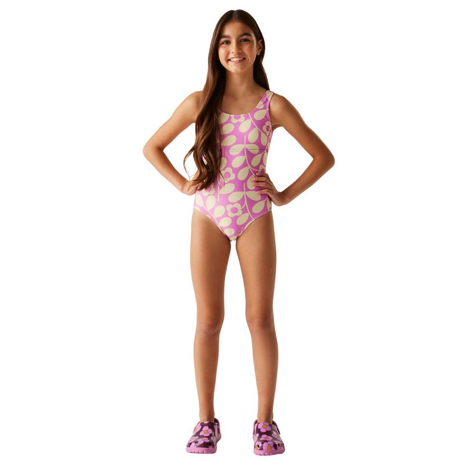Regatta  Orla Kiely Costume Da Bagno Intero Fiore Di Gelsomino Ragazze 
