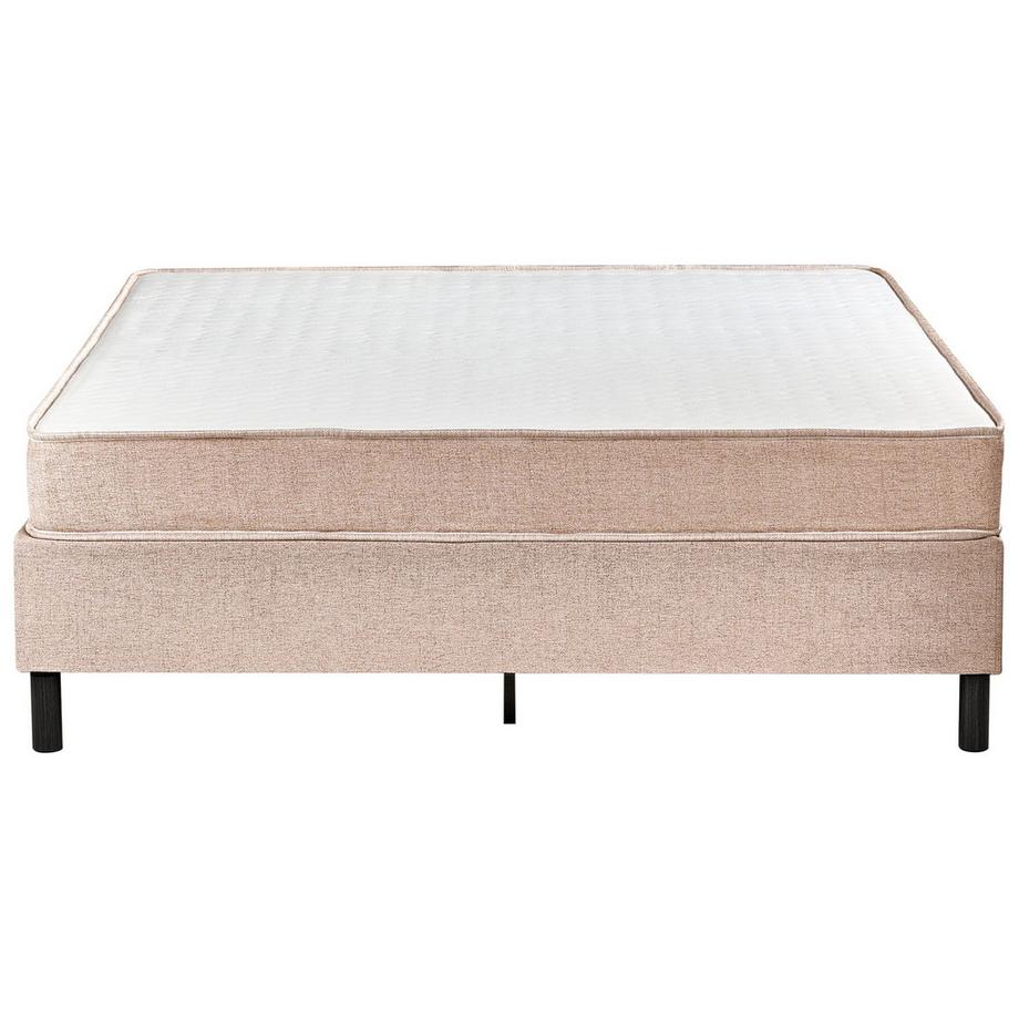Beliani Lit sans tête de lit en Tissu Moderne COUNTESS  