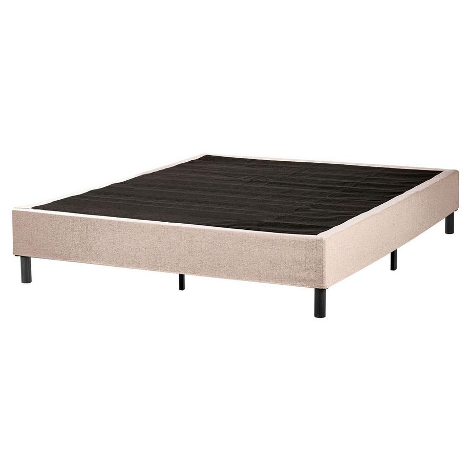 Beliani Lit sans tête de lit en Tissu Moderne COUNTESS  
