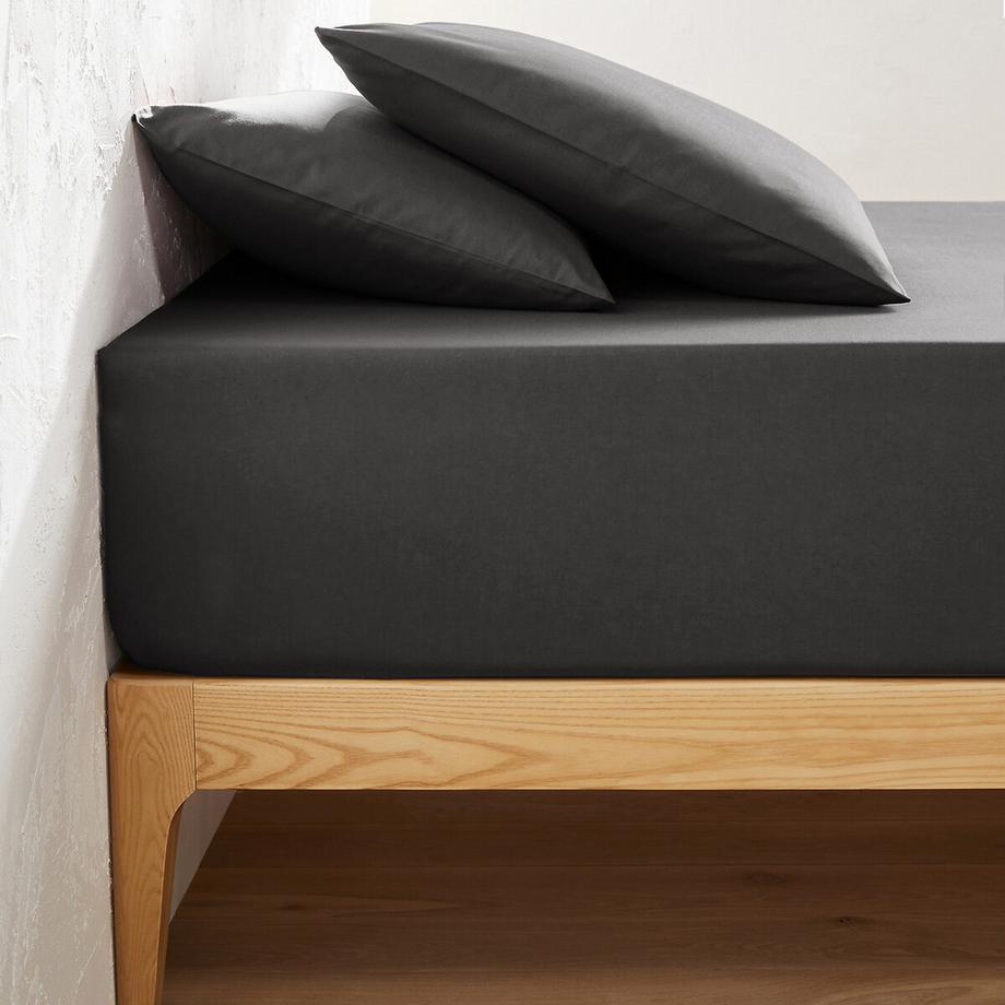 Drap housse uni coton