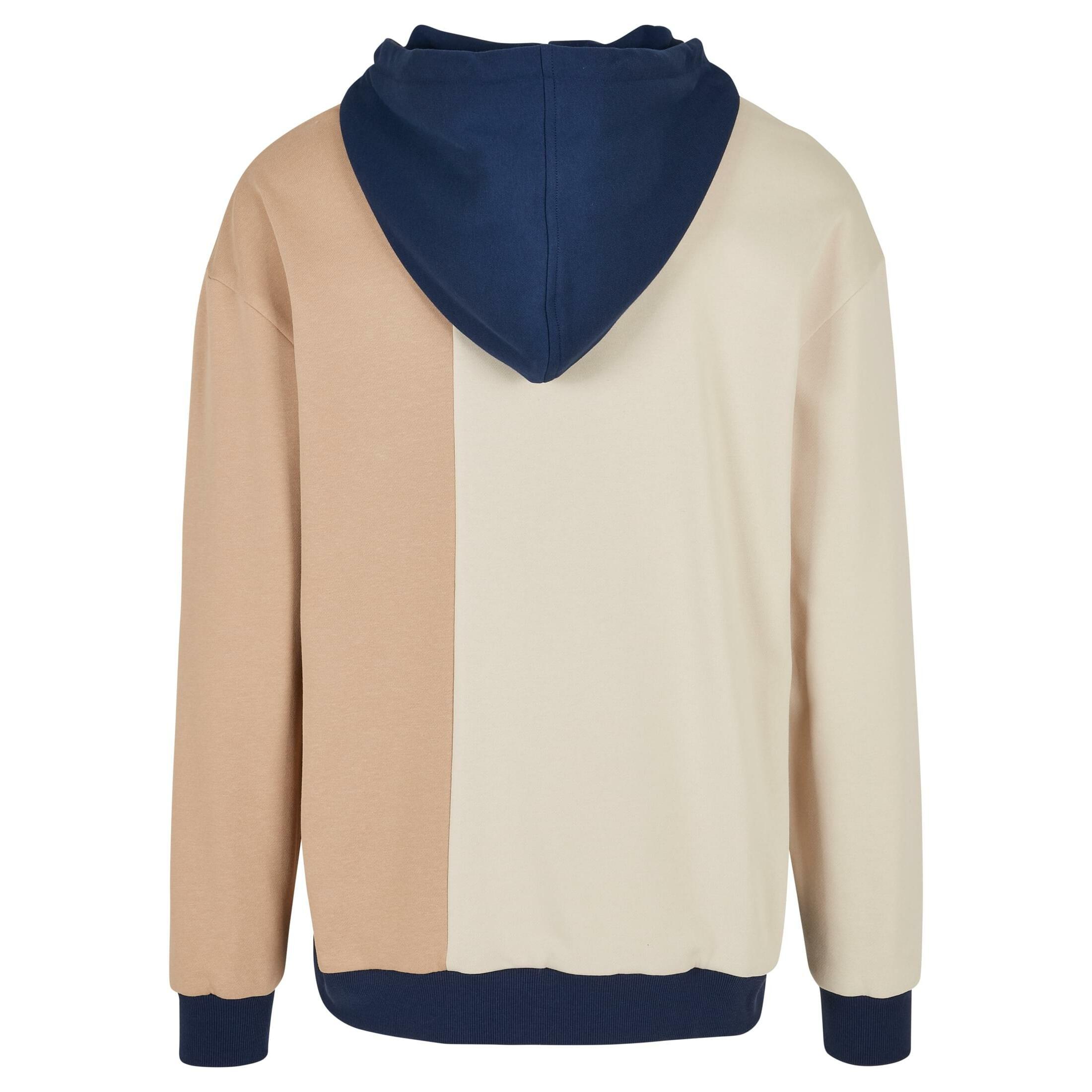 URBAN CLASSICS  kapuzenpullover oversized color block 