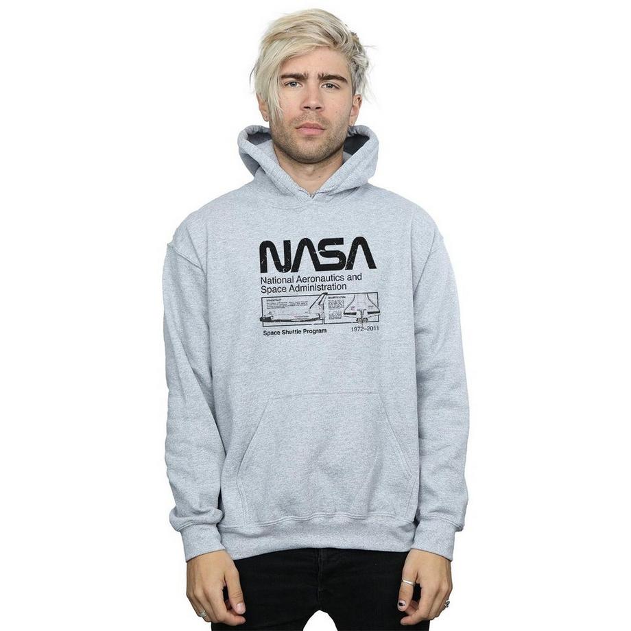 Nasa Space Shuttle Program Sweat à Capuche  
