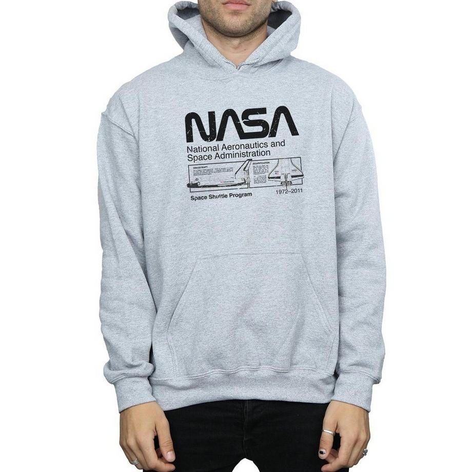 Nasa Space Shuttle Program Sweat à Capuche  