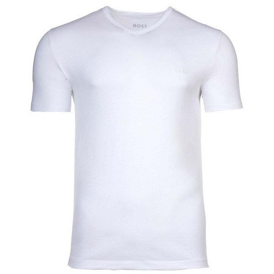 BOSS T-Shirt Scollo a V Maniche Corte  