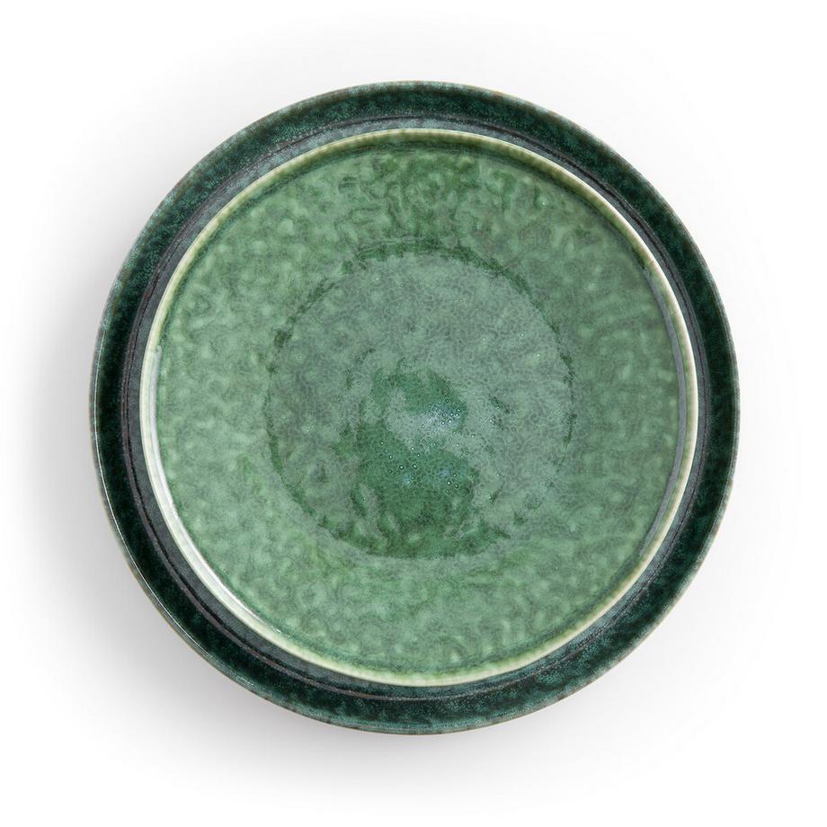 AM.PM Lot de 4 assiettes plates en grès  