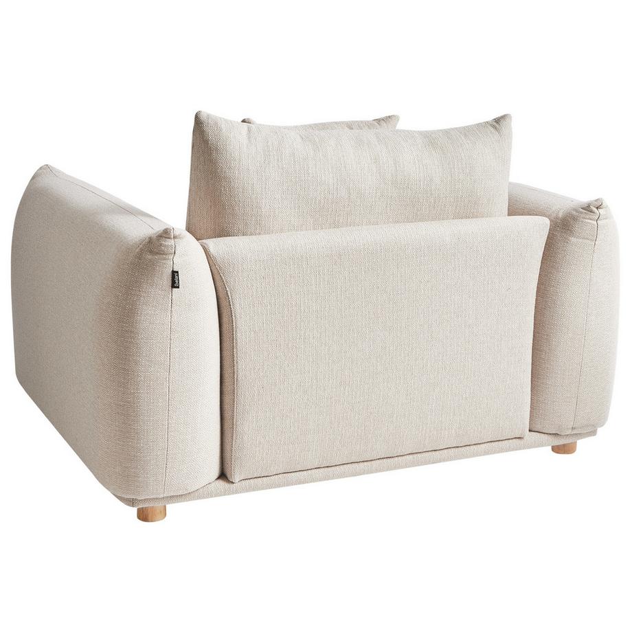 Beliani Fauteuil en Tissu  LUVOS  