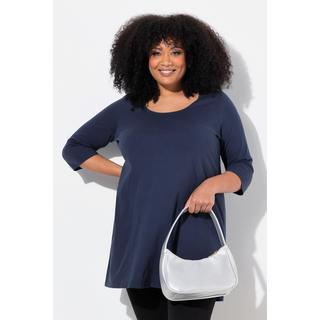 Ulla Popken  Longshirt, A-Linie, Rundhalsausschnitt, 3/4-Arm 