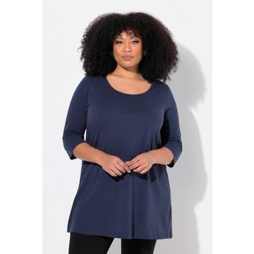 Longshirt, A-Linie, Rundhalsausschnitt, 3/4-Arm