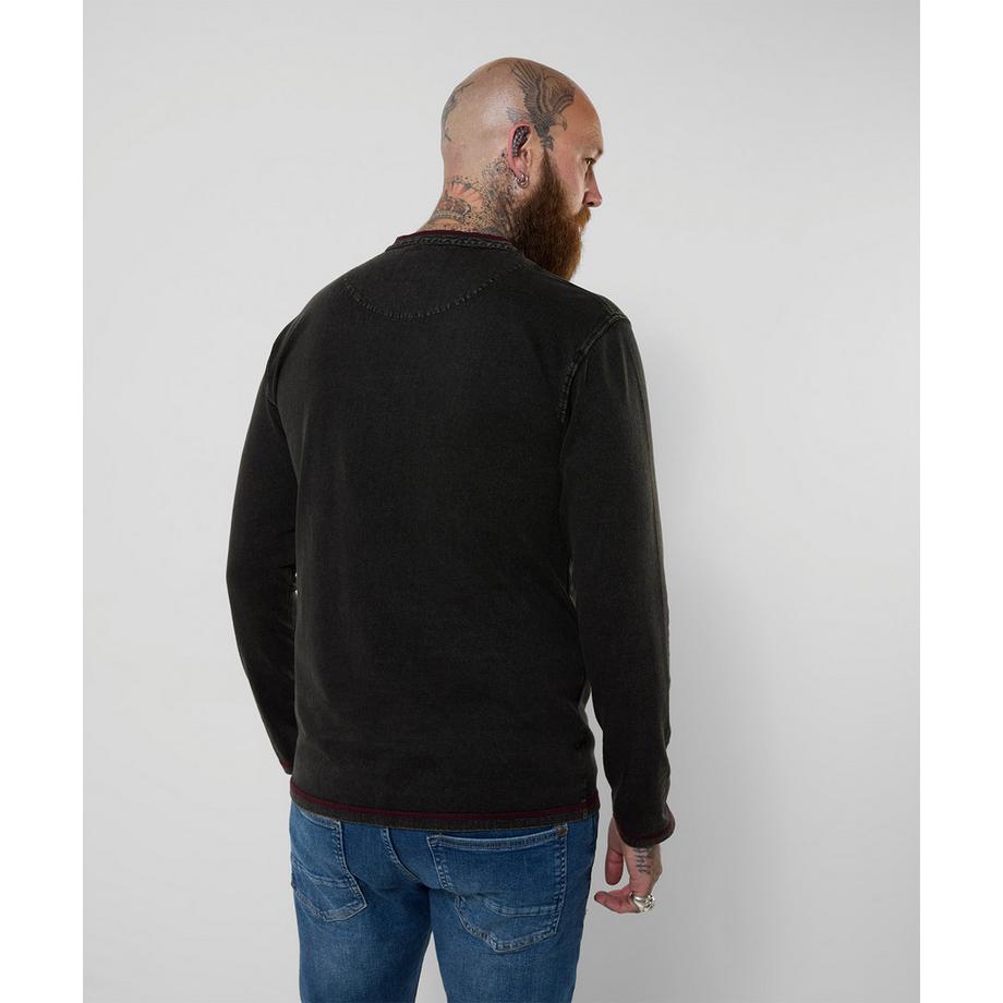 Joe Browns Camicia Henley con Ricamo Tigre  