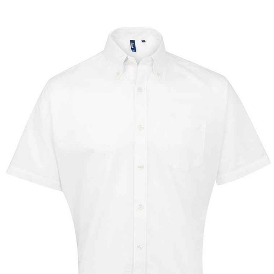 PREMIER Signature Oxford Camicia da Lavoro Maniche Corte  