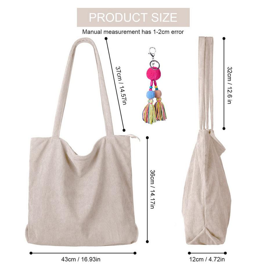 Only-bags.store Grand Sac Bandoulière Zippé Sac Cabas  