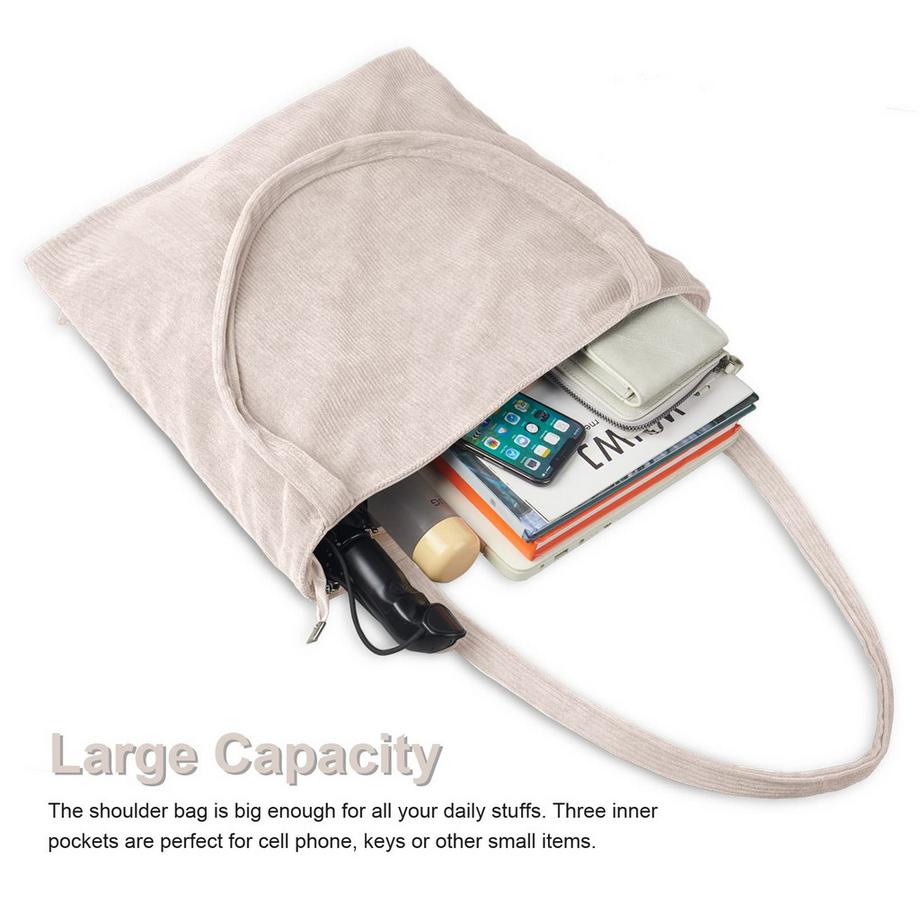 Only-bags.store Grand Sac Bandoulière Zippé Sac Cabas  
