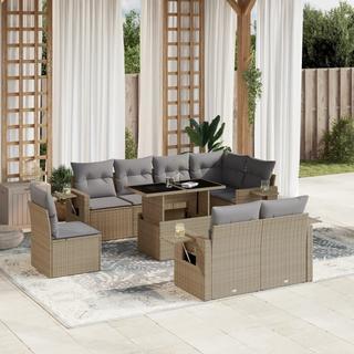 VidaXL Garten sofagarnitur poly-rattan  