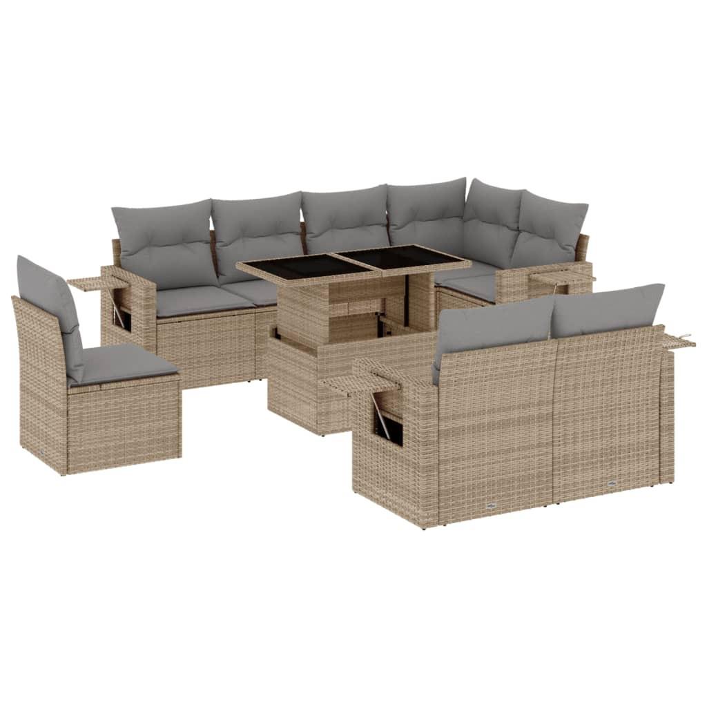 VidaXL Garten sofagarnitur poly-rattan  