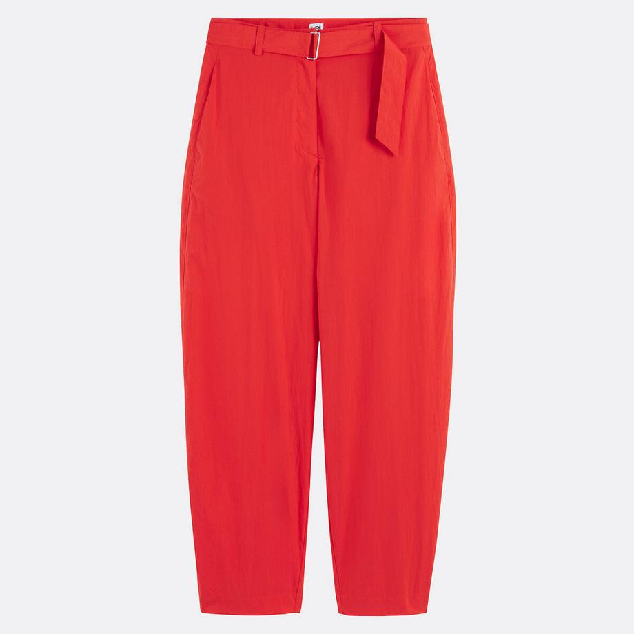 La Redoute Collections Pantaloni ampi Barrel con cintura  