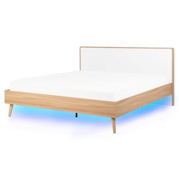 Letto con LED en Pannello di fibre (LDF) Moderno SERRIS