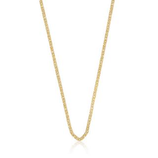 MUAU Schmuck  Collier Königskette klassisch Gelbgold 750, 2mm, 50cm 