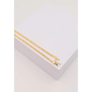 MUAU Schmuck  Collier Königskette klassisch Gelbgold 750, 2mm, 50cm 