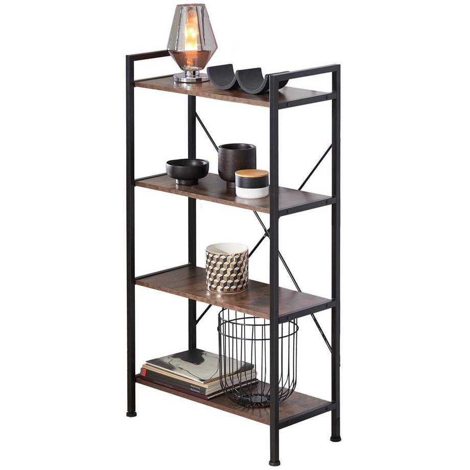 Tectake Regal Leeds Industrial Style Holz und Stahl  