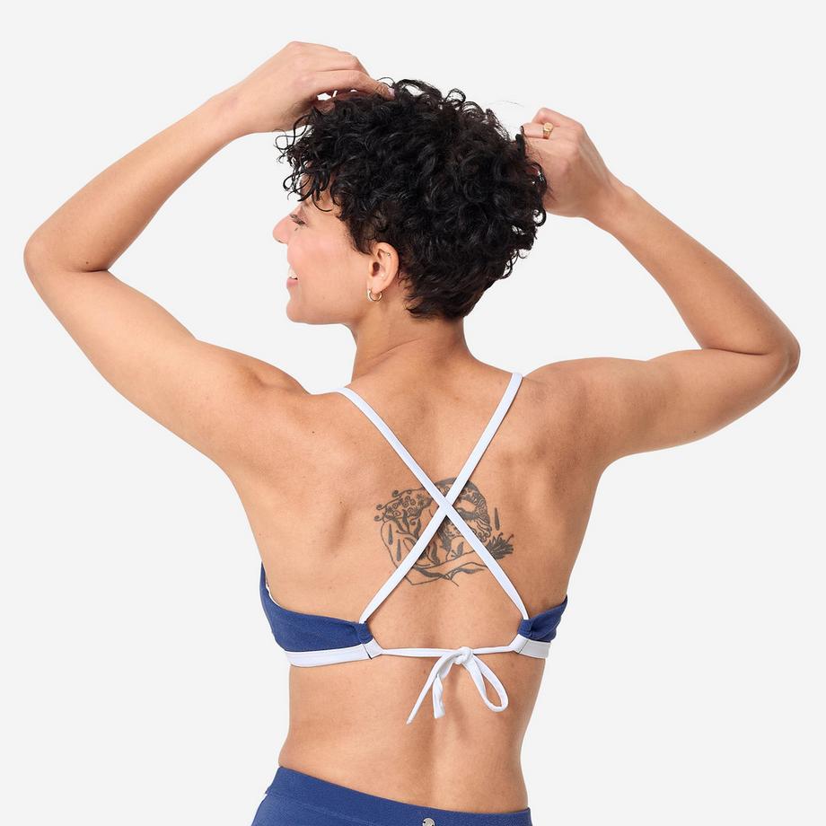 DECATHLON Top bikini bustier spugna surf  