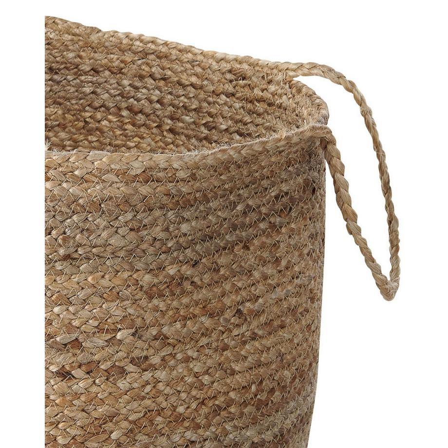 Beliani Set di 2 cestini en Iuta Boho GAJAR  