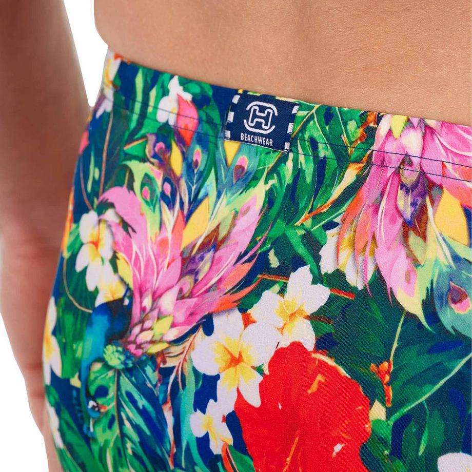 HOM Micro Briefs Imprimé Paon  