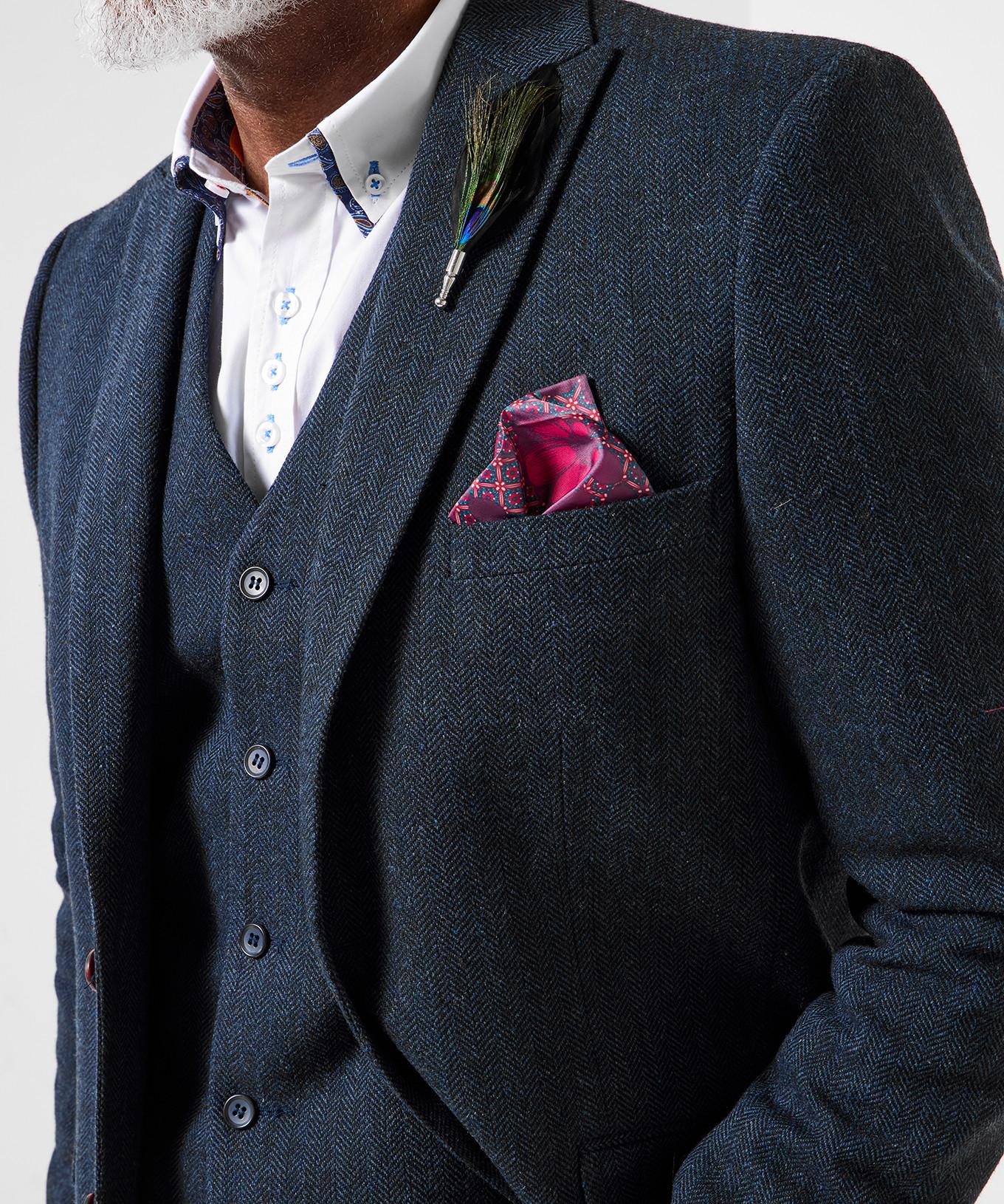 Joe Browns Klassischer Fischgrät Blazer mit stilvollen Details  