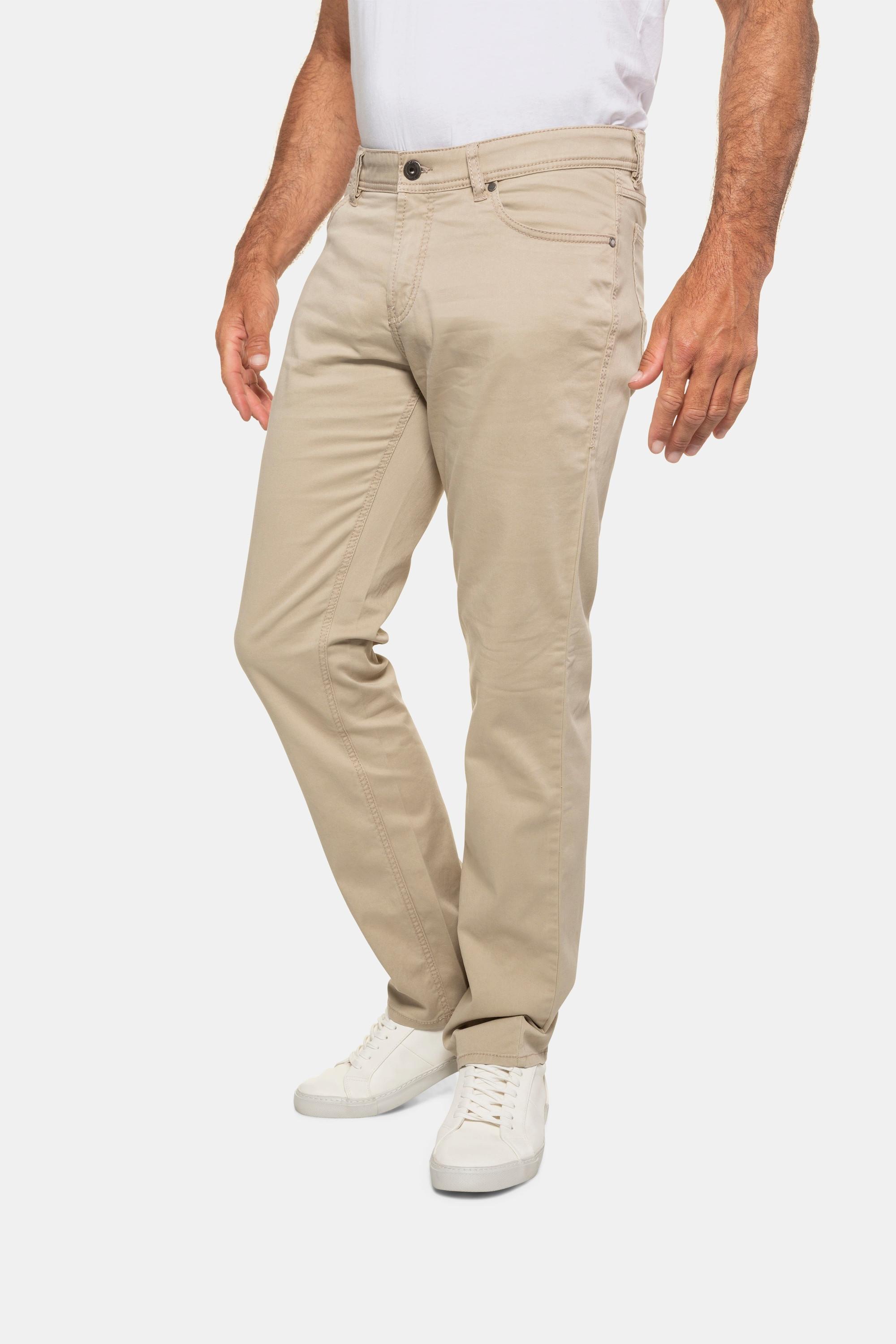 JP1880  Pantalon en sergé, coupe spéciale pour les ventres forts, jusqu'à la taille N-70/U-35 