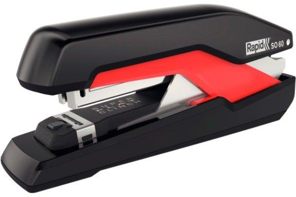 Rapid  RAPID Heftapparat Supreme Omnipress 5000553 schwarz/rot, SO60FS 60 Blatt 