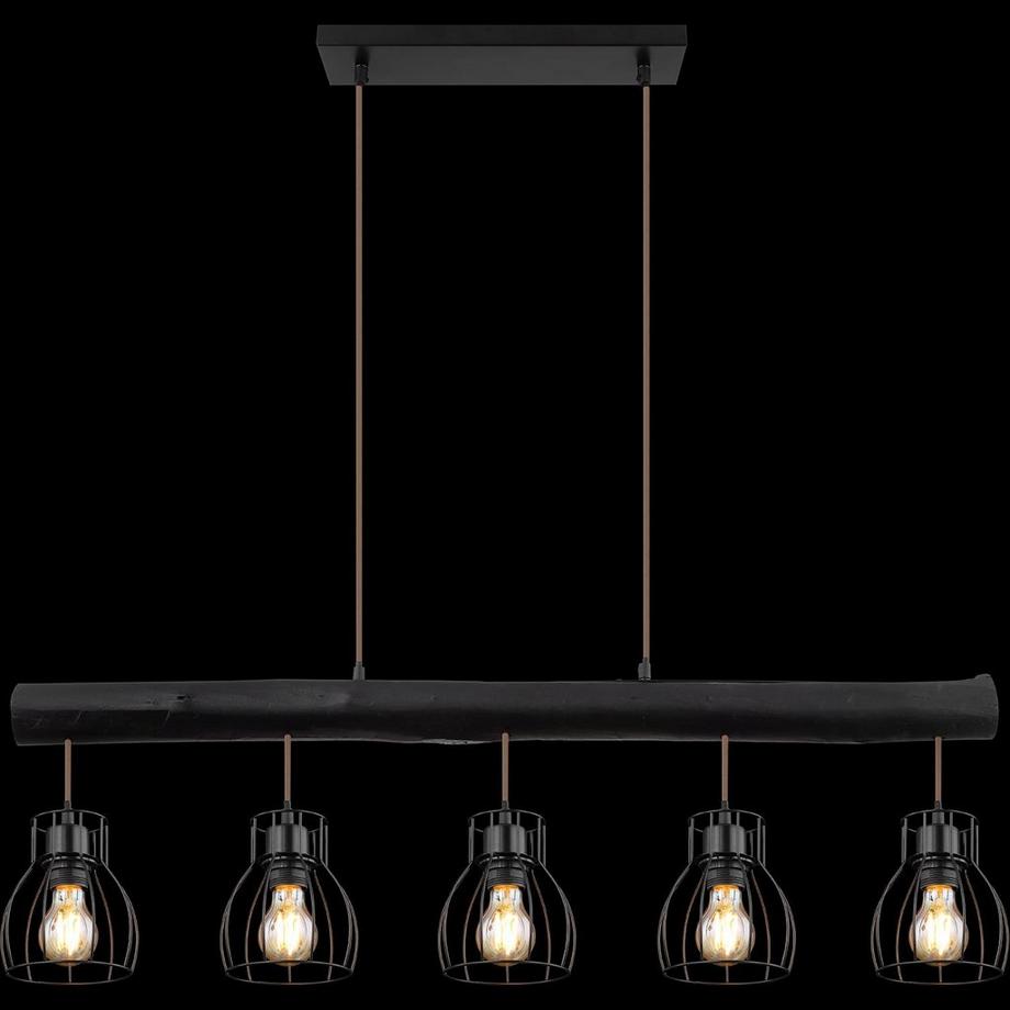 mutoni Hängeleuchte Mina Metall  matt 5xE27  