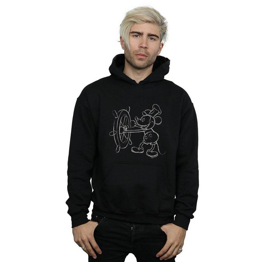 Disney Mickey Mouse Steamboat Willie Sweat à Capuche  