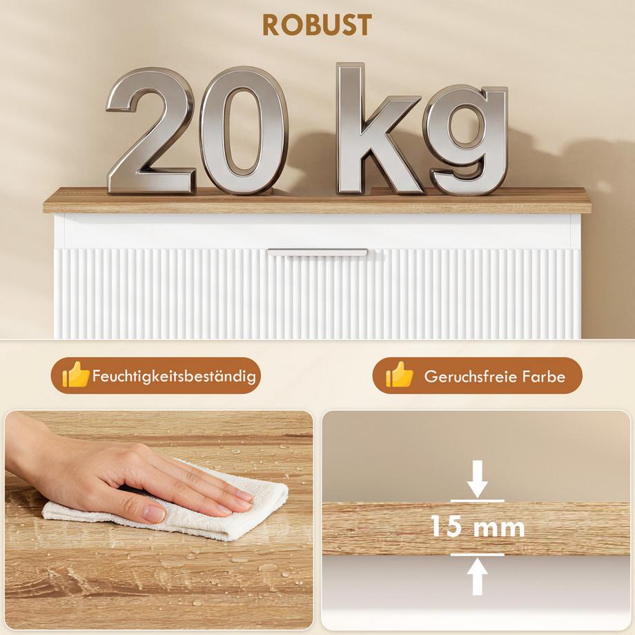 HOMCOM Waschbeckenunterschrank  