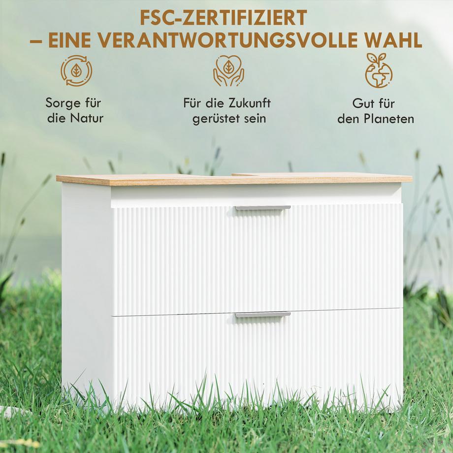 HOMCOM Waschbeckenunterschrank  