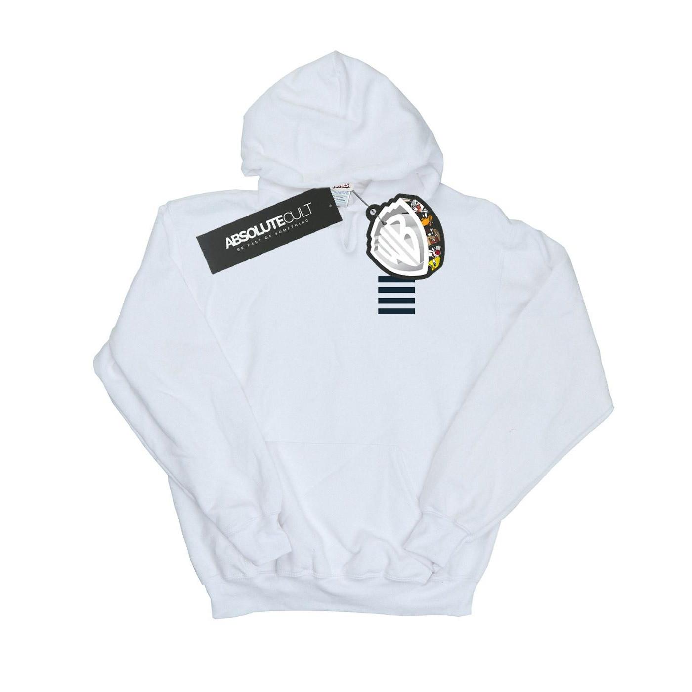 LOONEY TUNES  Sweat à capuche TWEETY PIE STRIPED FAUX POCKET 