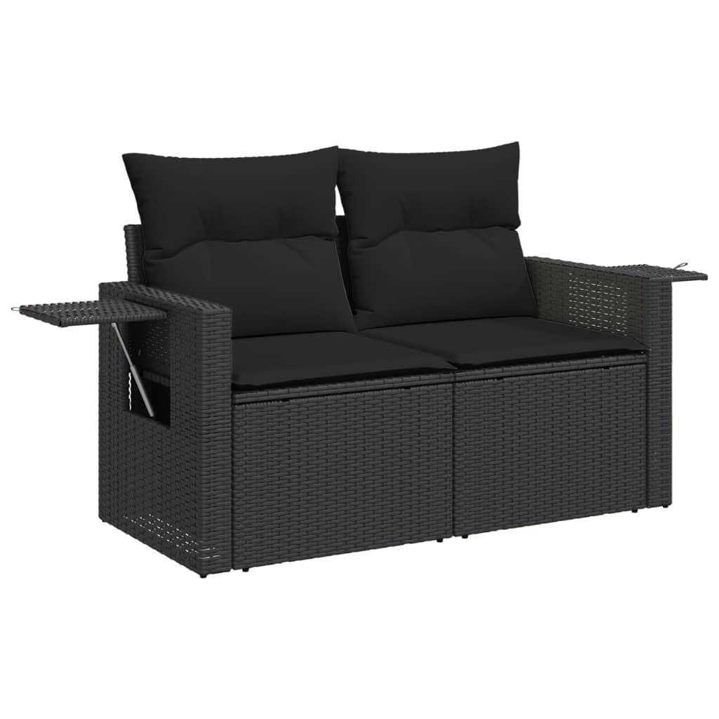 VidaXL set divano da giardino Polirattan  