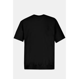 JP1880  T-shirt Basic ventre confort à manches courtes  noir 