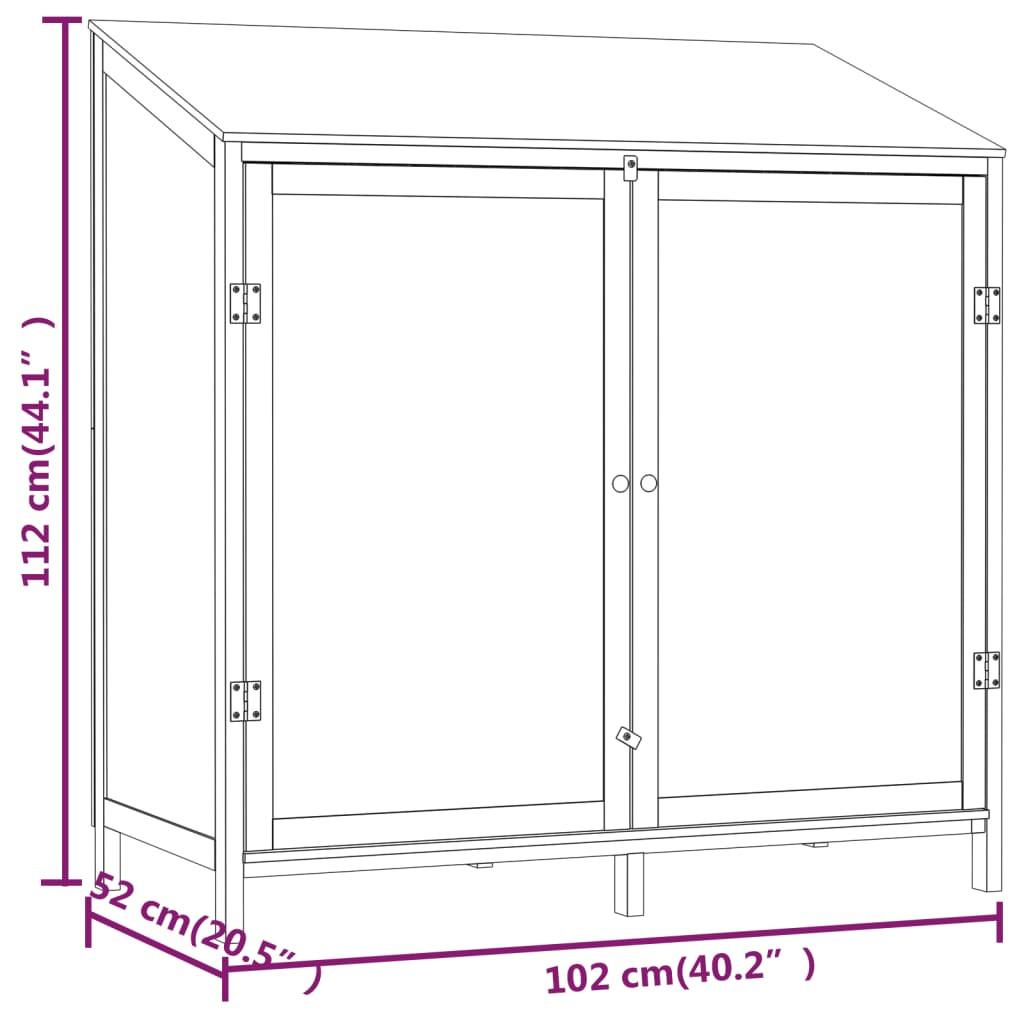 VidaXL Abri de jardin bois  