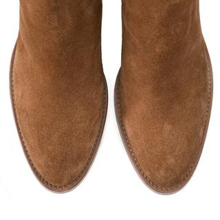 La Redoute Collections  Boots à talon en cuir suédé 