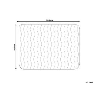 Beliani Surmatelas en Microfibre RUEN  