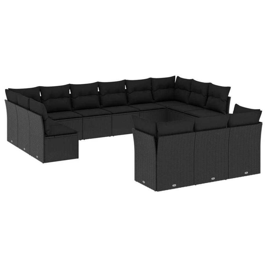 Ensemble de canapés de jardin rotin synthétique