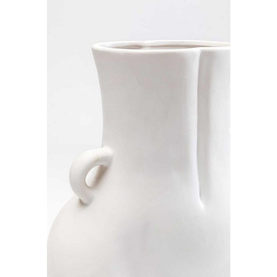 KARE Design Vase Donna blanc 40  