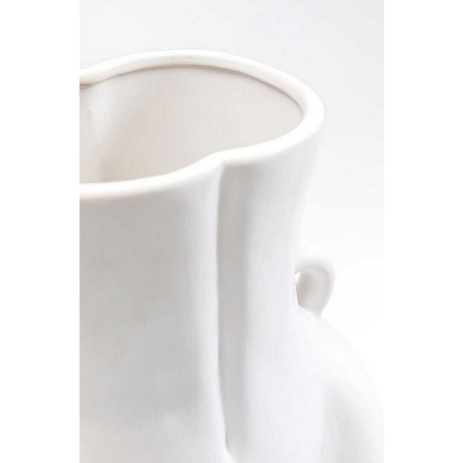 KARE Design Vase Donna blanc 40  