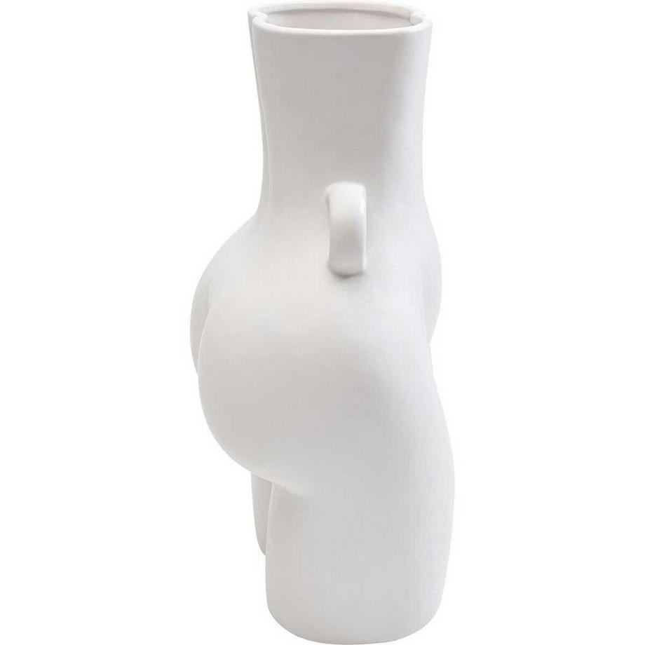 KARE Design Vase Donna blanc 40  