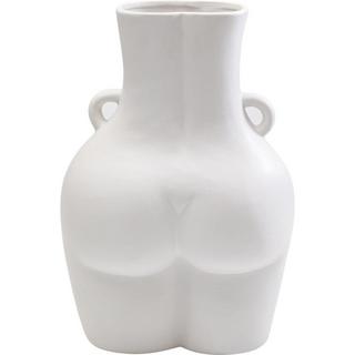 KARE Design Vase Donna weiss 40  