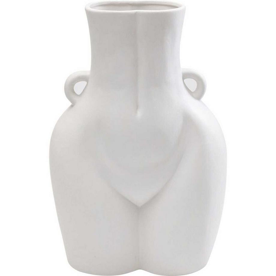 KARE Design Vase Donna blanc 40  